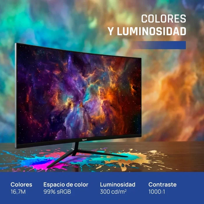 Iggual Monitor 21,5 IPS FHD 100Hz VGA HDMI DP igg320037 Iggual Monitor 21,5 IPS FHD 100Hz VGA HDMI DP igg320037