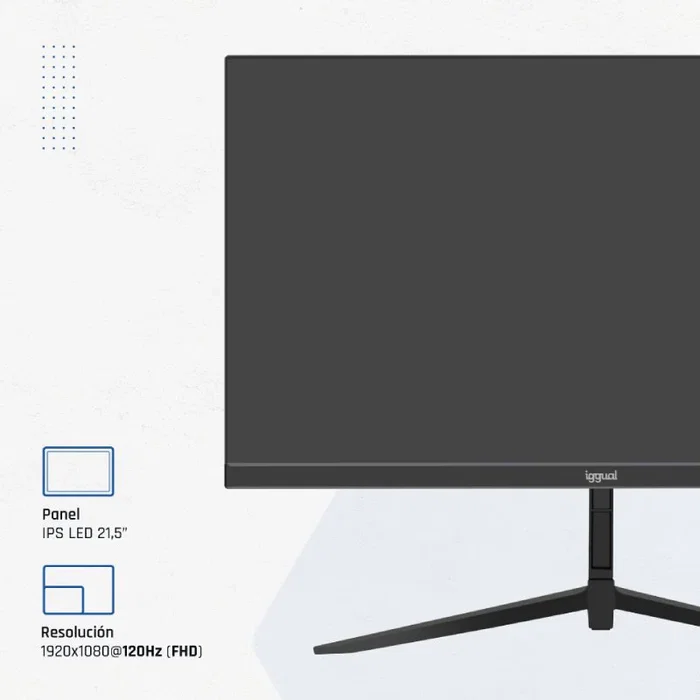 Iggual Monitor 21,5 IPS FHD 100Hz VGA HDMI DP igg320037 Iggual Monitor 21,5 IPS FHD 100Hz VGA HDMI DP igg320037