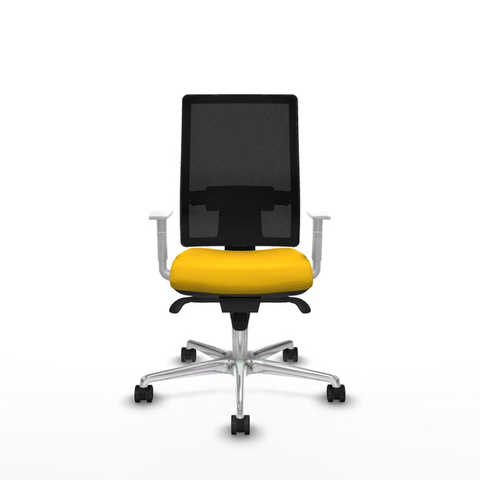 PIQUERAS Y CRESPO Silla de oficina Horna con mecanismo Sincro, Amarillo y Negro PIQUERAS Y CRESPO Silla de oficina Horna con mecanismo Sincro, Amarillo y Negro