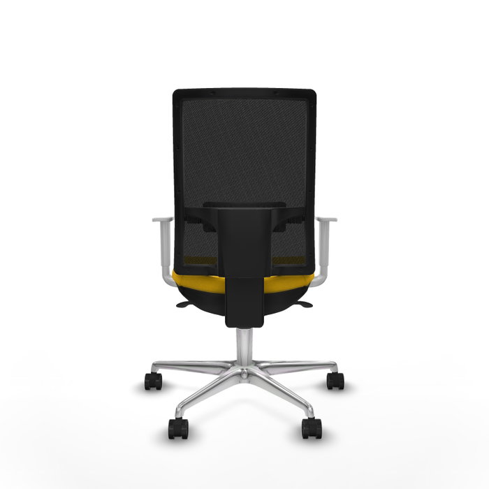 PIQUERAS Y CRESPO Silla de oficina Horna con mecanismo Sincro, Amarillo y Negro PIQUERAS Y CRESPO Silla de oficina Horna con mecanismo Sincro, Amarillo y Negro