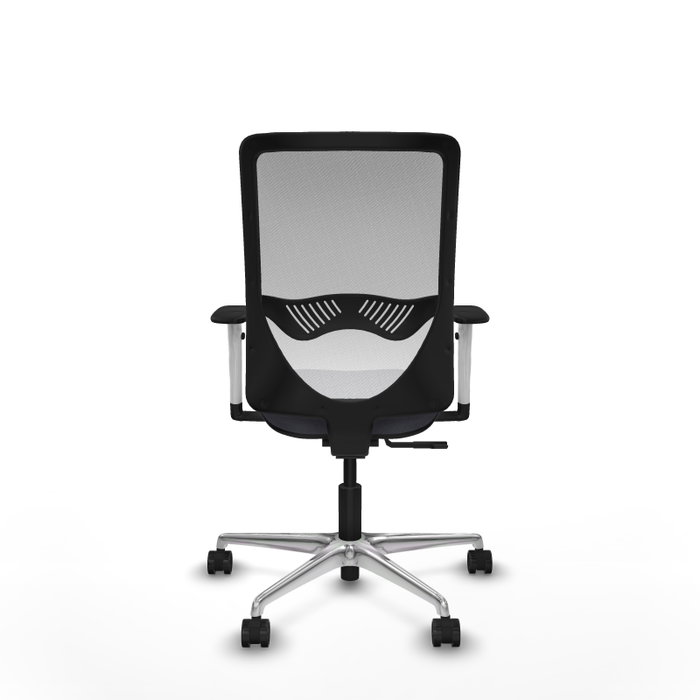 PIQUERAS Y CRESPO Silla de oficina Zulema con mecanismo Sincro, Gris oscuro y Blanco PIQUERAS Y CRESPO Silla de oficina Zulema con mecanismo Sincro, Gris oscuro y Blanco