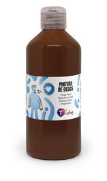 Pintura De Dedos Tcolors 500 Ml (Botella) Marron