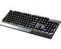 MSI Vigor GK30 Teclado Gaming USB con Switches Semimecánicos, Formato Completo QWERTY Español, Retroiluminación LED RGB Multicolor, Negro