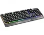 MSI Vigor GK30 Teclado Gaming USB con Switches Semimecánicos, Formato Completo QWERTY Español, Retroiluminación LED RGB Multicolor, Negro