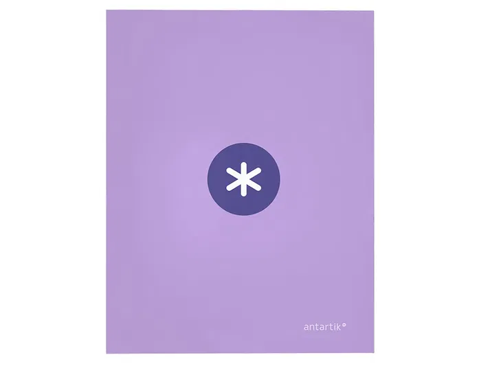 Antartik Carpeta A4 Forrada 4 Anillas 25 mm Redondas Color Lavanda