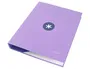 Antartik Carpeta A4 Forrada 4 Anillas 25 mm Redondas Color Lavanda