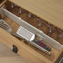 Juego de 2 Separadores de Cajón Extensibles de Polipropileno