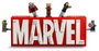 LEGO Marvel Logotipo MARVEL y Minifiguras 76313