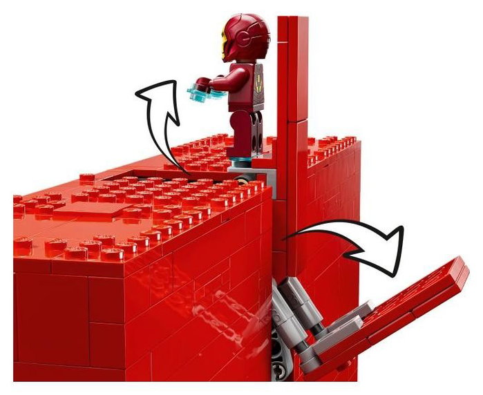 LEGO Marvel Logotipo MARVEL y Minifiguras 76313