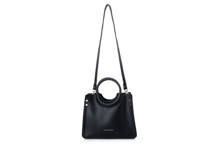 Vince Camuto Bolso Perugia - Black en 100% Cuero de Polivinilo para Mujer, Elegancia y Estilo Vince Camuto Bolso Perugia - Black en 100% Cuero de Polivinilo para Mujer, Elegancia y Estilo