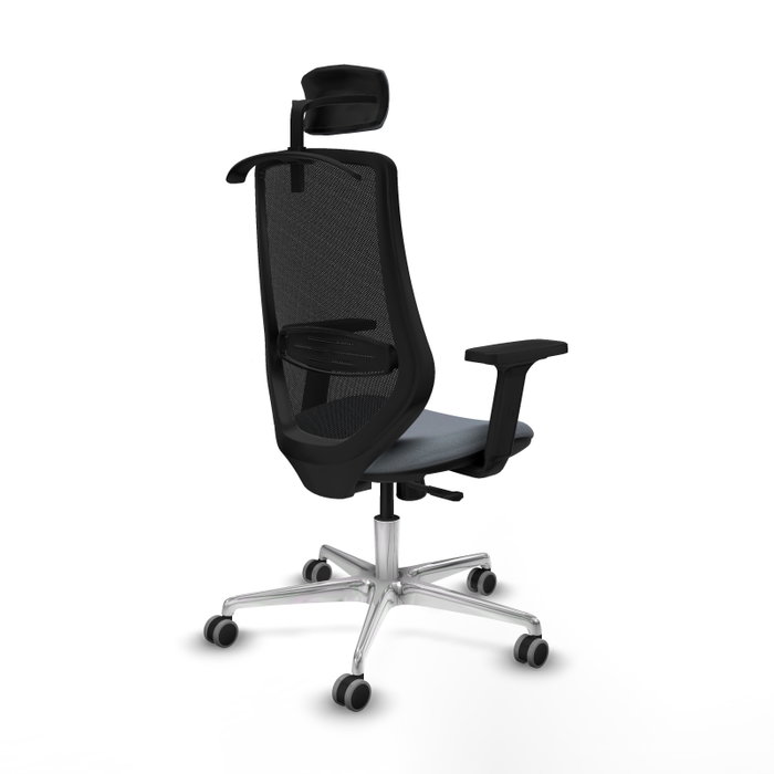 PIQUERAS Y CRESPO Silla de oficina Mardos con mecanismo Sincro, Gris y Negro PIQUERAS Y CRESPO Silla de oficina Mardos con mecanismo Sincro, Gris y Negro