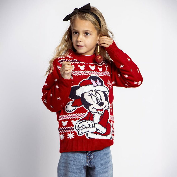 Cerdá Jersey Punto Navideño Minnie 7 Años Rojo Cerdá Jersey Punto Navideño Minnie 7 Años Rojo