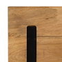 Ixia Tablero de Mesa Cuadrado de Madera de Mango Natural 60x60x3 cm