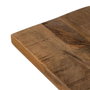 Ixia Tablero de Mesa Cuadrado de Madera de Mango Natural 60x60x3 cm