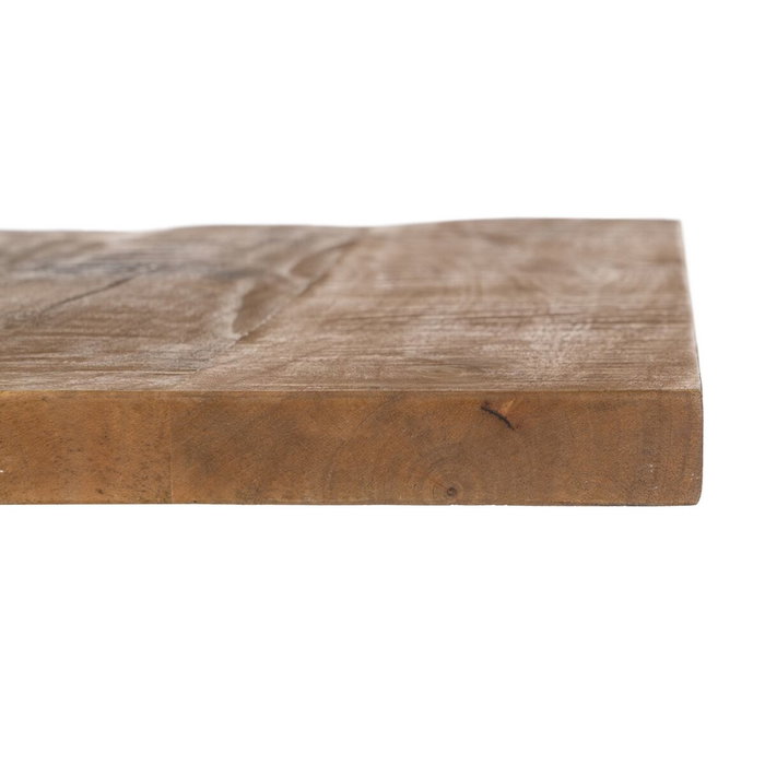 Ixia Tablero de Mesa Cuadrado de Madera de Mango Natural 60x60x3 cm