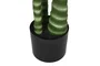 DKD Home Decor Palmera Verde con Base de Cemento