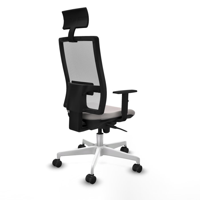PIQUERAS Y CRESPO Silla de oficina Horna Blanca con mecanismo Sincro PIQUERAS Y CRESPO Silla de oficina Horna Blanca con mecanismo Sincro