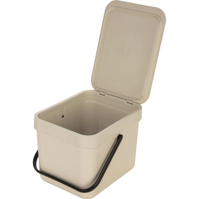 Brabantia Sort & Go Cubo de basura 6 L - Soft Beige Brabantia Sort & Go Cubo de basura 6 L - Soft Beige