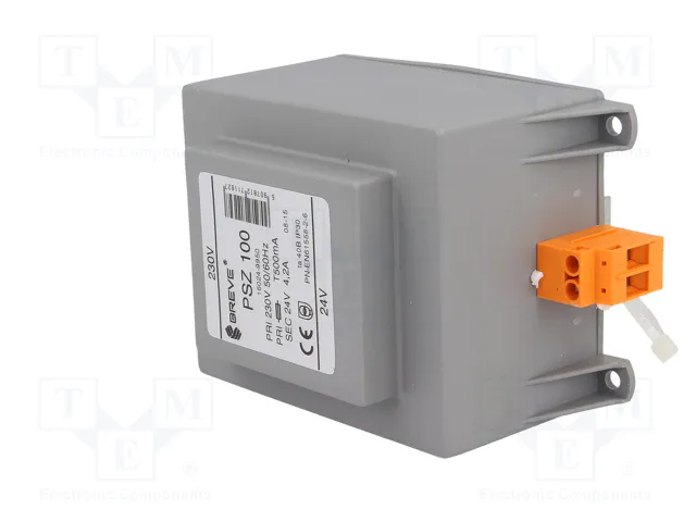BREVE TUFVASSONS Transformador de red 100VA 230VAC/24V