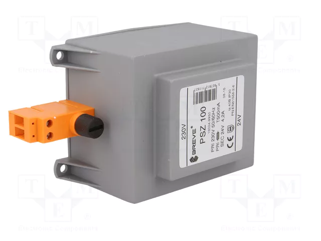 BREVE TUFVASSONS Transformador de red 100VA 230VAC/24V