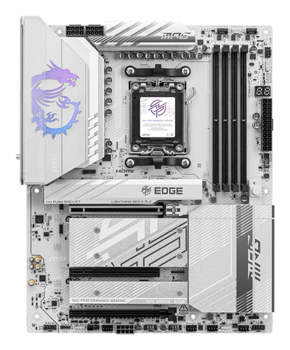 MSI MPG B850 EDGE TI WIFI Blanco