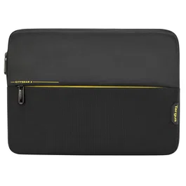 Targus CityGear Funda Acolchada Neopreno para Portátil 14" (35,6 cm) - Bolsillo con Cremallera - Negro