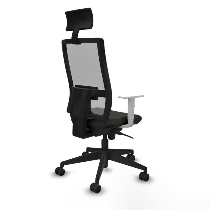 PIQUERAS Y CRESPO Silla de oficina Horna con mecanismo Sincro, Negro y Gris PIQUERAS Y CRESPO Silla de oficina Horna con mecanismo Sincro, Negro y Gris