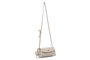 Lucky Bees Bolsa de Hombro Ava Cream, Cuero de Polivinilo, 22x11x12 cm, 3 Bolsillos Interiores, Color Crema