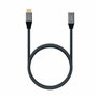 Aisens Cable USB 3.2 Gen2x2 Aluminio USB-C Macho a USB-C Hembra 100W Gris 1m