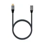 Aisens Cable USB 3.2 Gen2x2 Aluminio 20Gbps 100W USB-C a USB-C Gris 1m