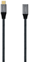 Aisens Cable USB 3.2 Gen2x2 Aluminio USB-C Macho a USB-C Hembra 100W Gris 1m