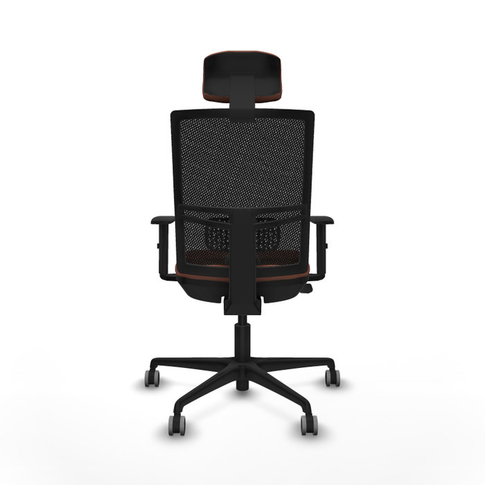 PIQUERAS Y CRESPO Silla de oficina Yunquera con mecanismo Sincro/Traslack, Marrón y Negro PIQUERAS Y CRESPO Silla de oficina Yunquera con mecanismo Sincro/Traslack, Marrón y Negro