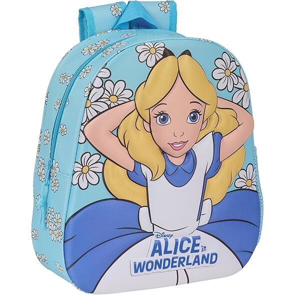 Safta Mochila 3D Alicia en el País de las Maravillas Disney 27x33x10cm