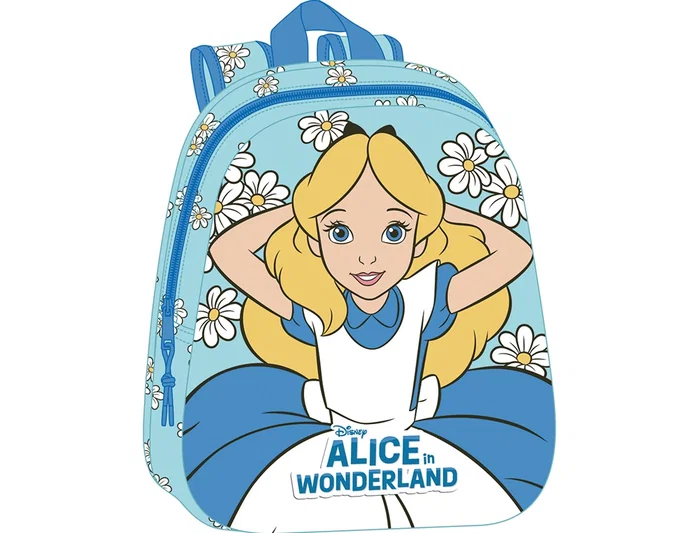 Safta Mochila 3D Alicia en el País de las Maravillas Disney 27x33x10cm