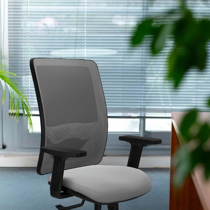 PIQUERAS Y CRESPO Silla de oficina Zulema con mecanismo Sincro/Traslack, Turquesa y Blanco PIQUERAS Y CRESPO Silla de oficina Zulema con mecanismo Sincro/Traslack, Turquesa y Blanco