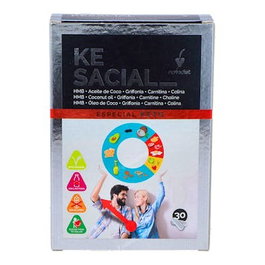 NOVADIET Kesacial 30 Cápsulas Complemento Alimenticio para Dietas Keto