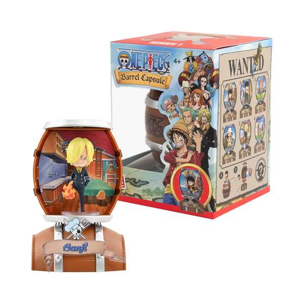 Yume Barril Cápsula Sorpresa One Piece Figura Coleccionable 13,9x9,7x10,3 cm Modelos Surtidos