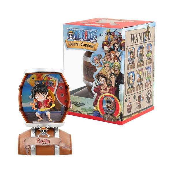 Yume Barril Cápsula Sorpresa One Piece Figura Coleccionable 13,9x9,7x10,3 cm Modelos Surtidos