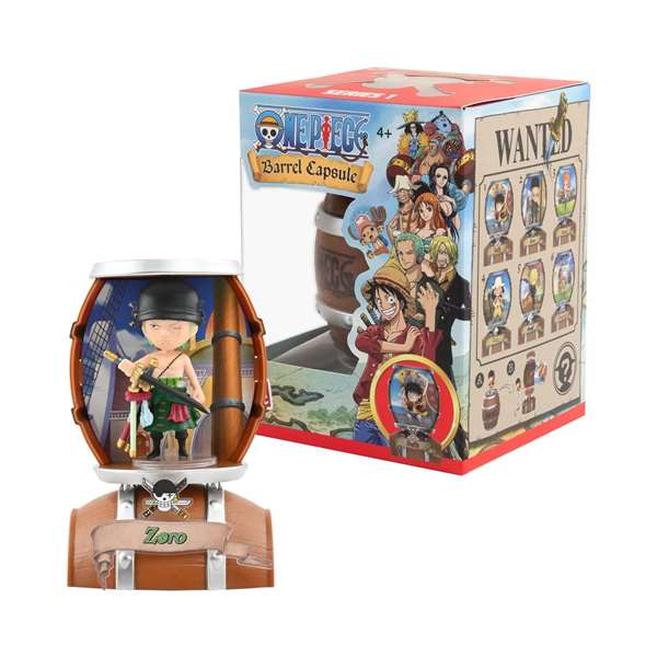 Yume Barril Cápsula Sorpresa One Piece Figura Coleccionable 13,9x9,7x10,3 cm Modelos Surtidos