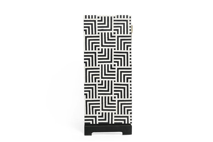DKD Home Decor Armario Bone 23 Bicolor con Taracea