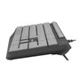 Natec Nautilus Teclado con cable 100% full-size negro-gris