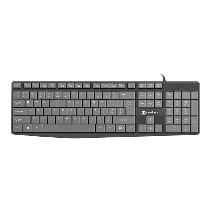Natec Nautilus Teclado con cable 100% full-size negro-gris Natec Nautilus Teclado con cable 100% full-size negro-gris