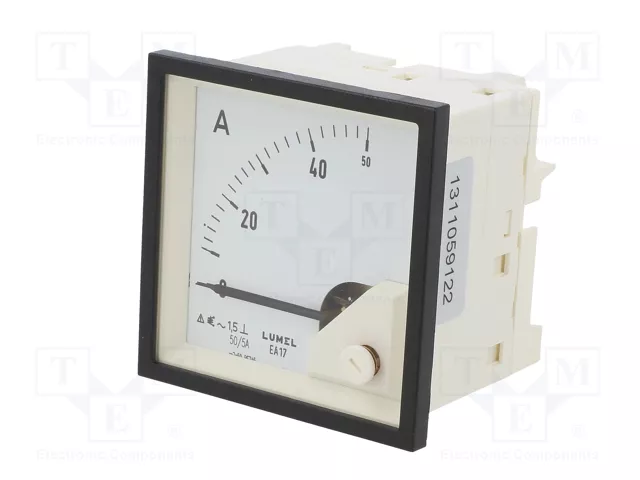 LUMEL EA17N Amperímetro para Panel 0-50A AC True RMS
