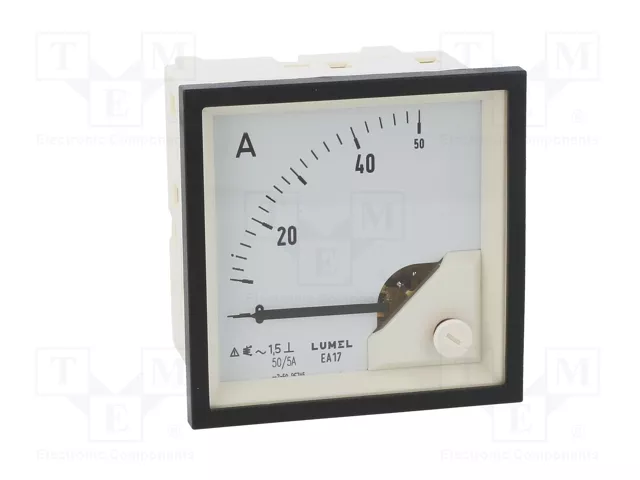 LUMEL EA17N Amperímetro para Panel 0-50A AC True RMS