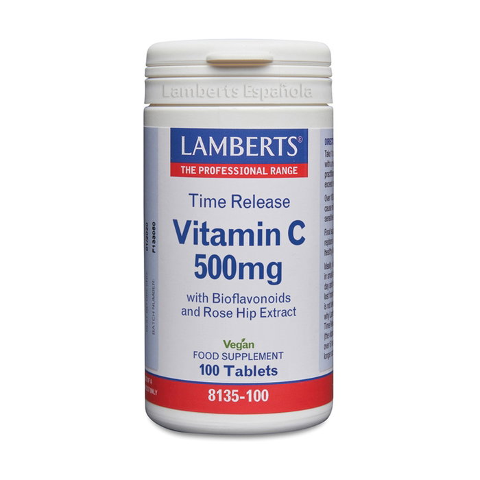 Lamberts Vitamina C 500 mg 100 cápsulas de liberación sostenida Lamberts Vitamina C 500 mg 100 cápsulas de liberación sostenida