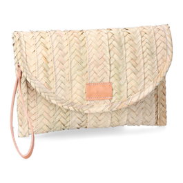 Basics Cartera valle-2 de palma con tapa redondeada