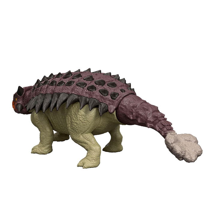 Mattel Jurassic World Euoplocephalus Wild Roar JGB90 Figura de Dinosaurio con Sonido y Movimiento de Cola +4 Años