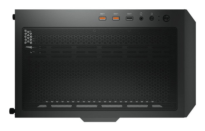 Cougar Airface Gabinete PC Gaming Midi Torre Negro, Panel Frontal Perforado, Compatible E-ATX, GPU 330 mm, 5 Ventiladores, Filtro Antipolvo, Vidrio Templado, RGB