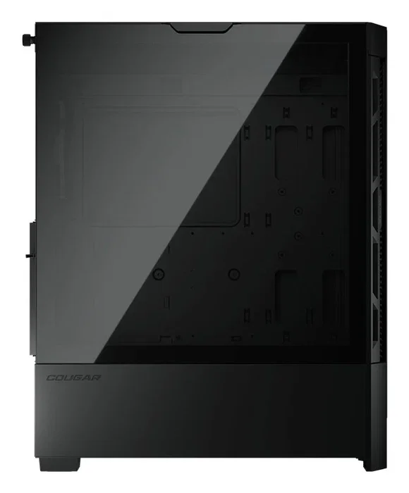 Cougar Airface Gabinete PC Gaming Midi Torre Negro, Panel Frontal Perforado, Compatible E-ATX, GPU 330 mm, 5 Ventiladores, Filtro Antipolvo, Vidrio Templado, RGB