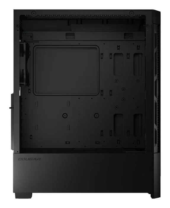 Cougar Airface Gabinete PC Gaming Midi Torre Negro, Panel Frontal Perforado, Compatible E-ATX, GPU 330 mm, 5 Ventiladores, Filtro Antipolvo, Vidrio Templado, RGB